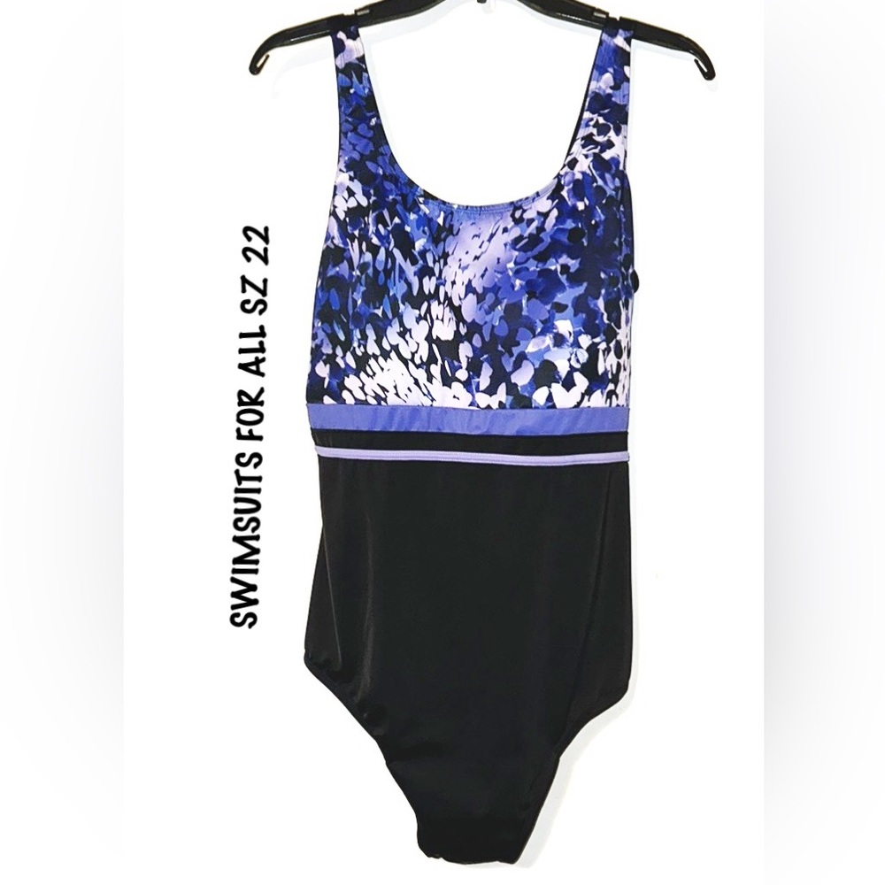 Swimsuits For All Aquabelle One Piece Plus size 22 EUC